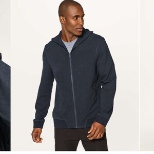 Lululemon Cross Cut‎ Hoodie Heathered Inkwell Small